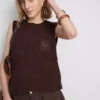 Camiseta sin mangas de punto de ganchillo de The Edit