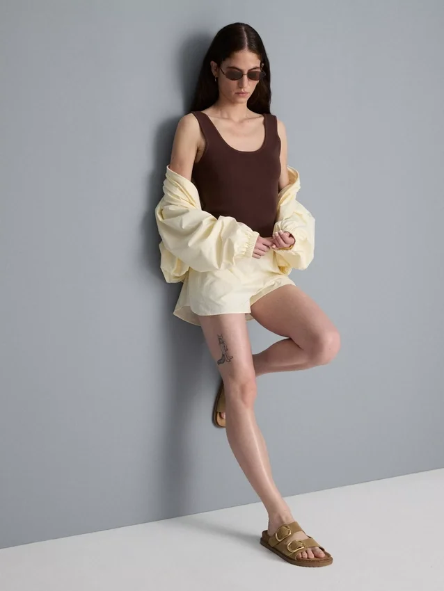Camiseta sin mangas de punto definitiva