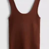 Camiseta sin mangas de punto definitiva