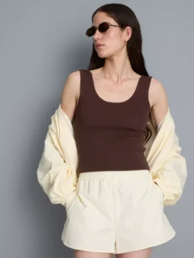 Camiseta sin mangas de punto definitiva