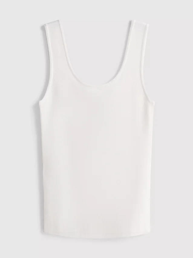 Camiseta sin mangas de punto definitiva