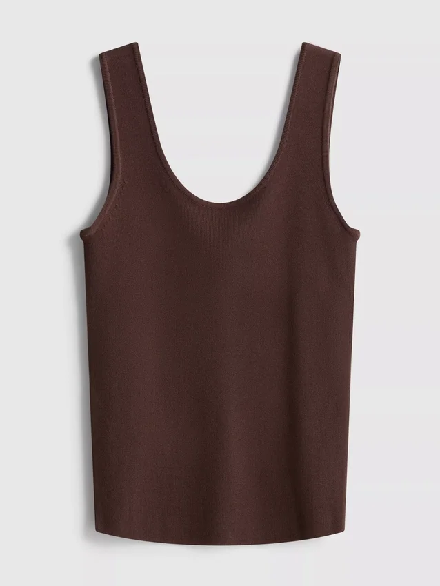 Camiseta sin mangas de punto definitiva