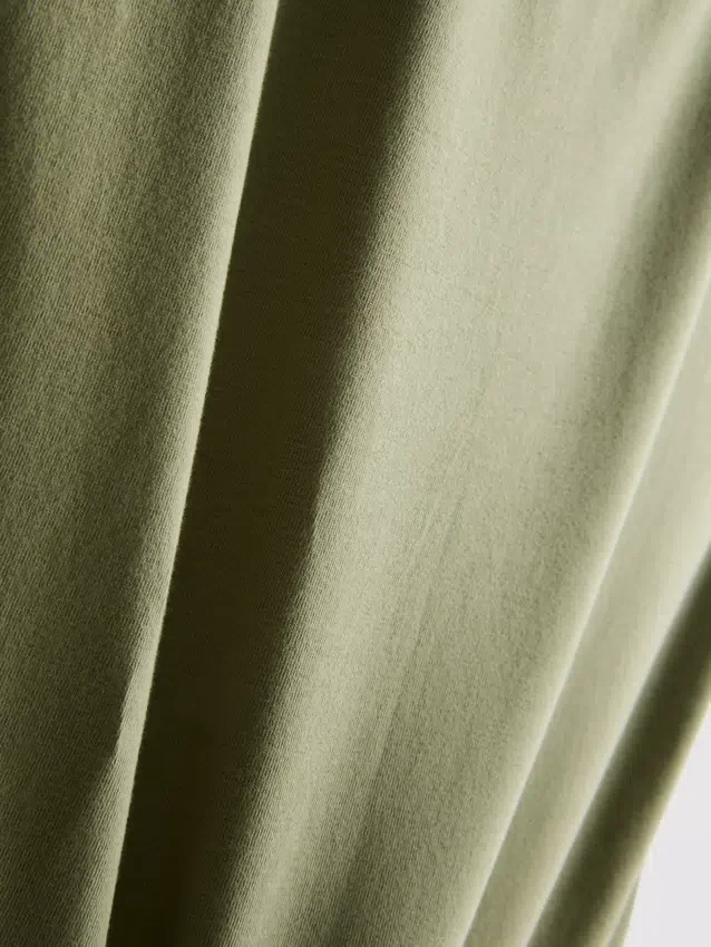 Camiseta sin mangas elástica con alto contenido de algodón
