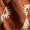 Camiseta sin mangas estampada de mezcla de algodón