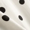 Camiseta sin mangas larga de encaje en mezcla de algodón