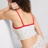 Camiseta tipo camisola corta de pijama estampada sin costuras
