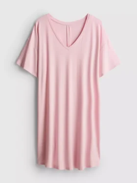 Camisón con cuello en V rico en modal