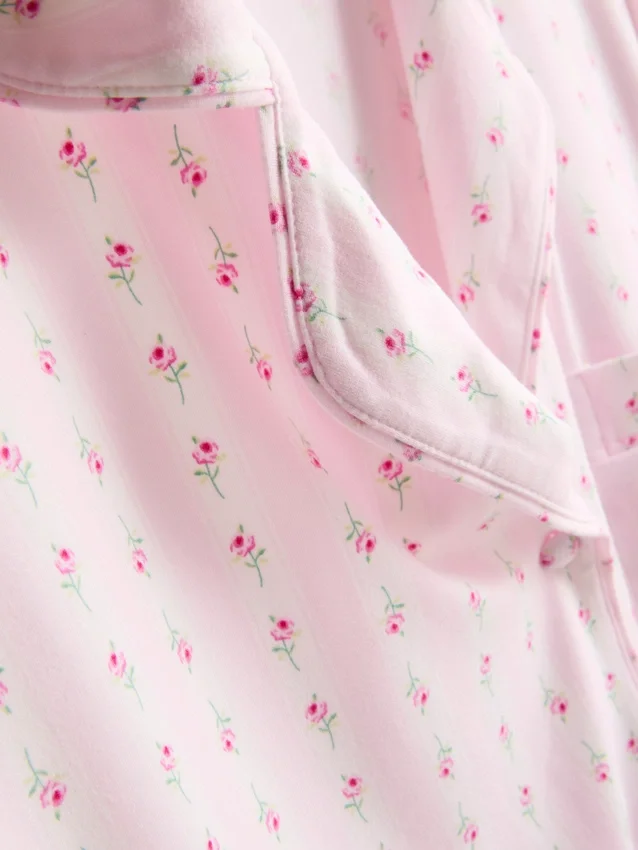 Camisón estilo boyfriend con estampado floral