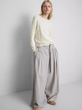 Cardigan básico de cuello redondo