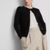 Cardigan básico de cuello redondo
