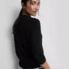 Cardigan de manga larga y cuello redondo