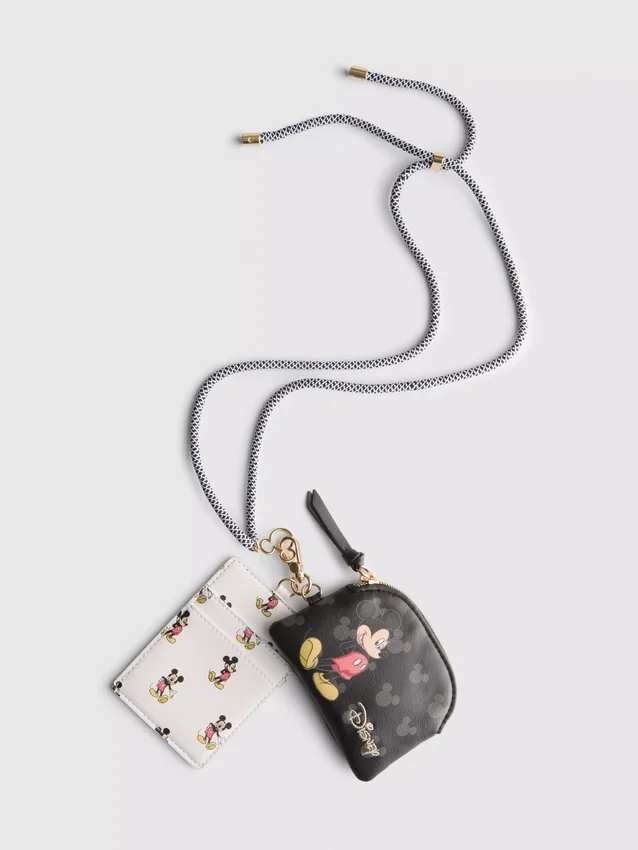Cartera con cordón de imitación de cuero de Mickey Mouse de Disney