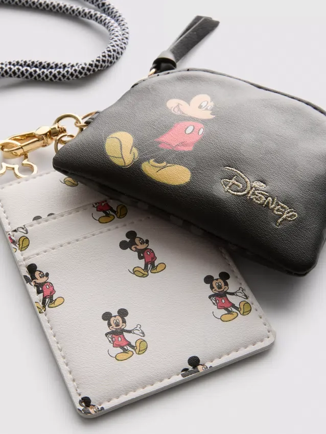 Cartera con cordón de imitación de cuero de Mickey Mouse de Disney