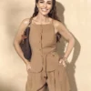 Chaleco con dobladillo tipo peplum de Paula Echevarría