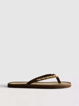 Chanclas con efecto de algas marinas