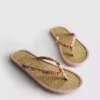Chanclas con efecto de algas marinas
