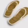 Chanclas con efecto de algas marinas