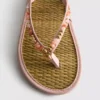 Chanclas con efecto de algas marinas