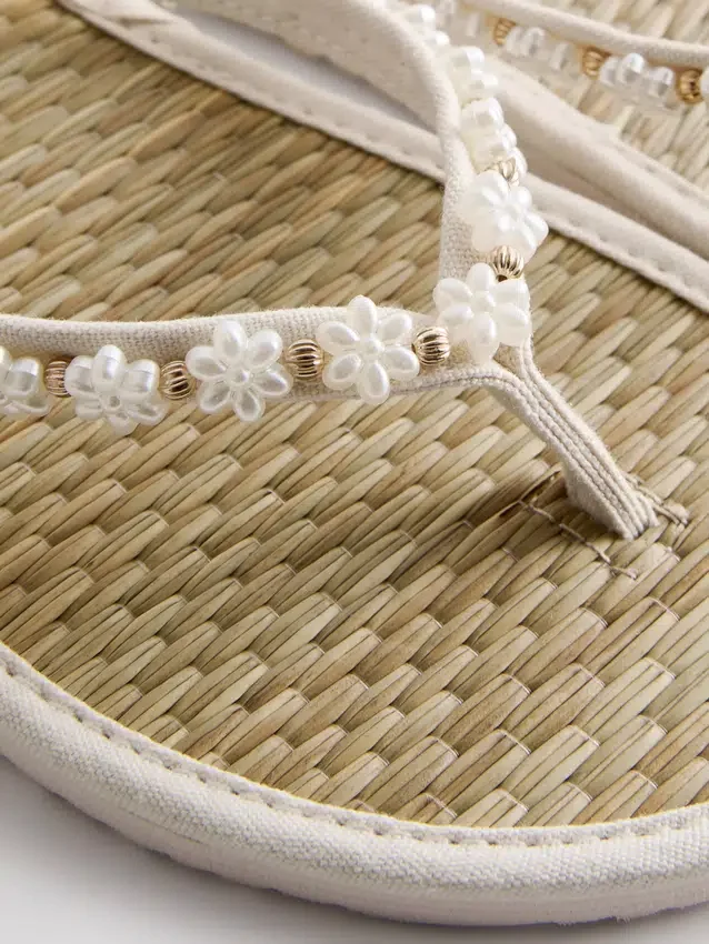 Chanclas con efecto de algas marinas
