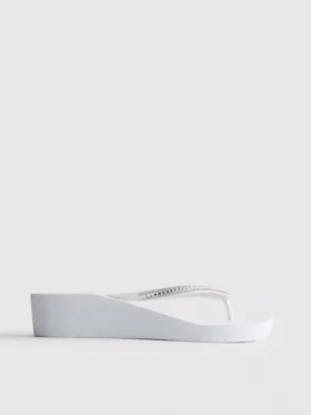 Chanclas de cuña con pedrería