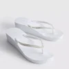 Chanclas de cuña con pedrería