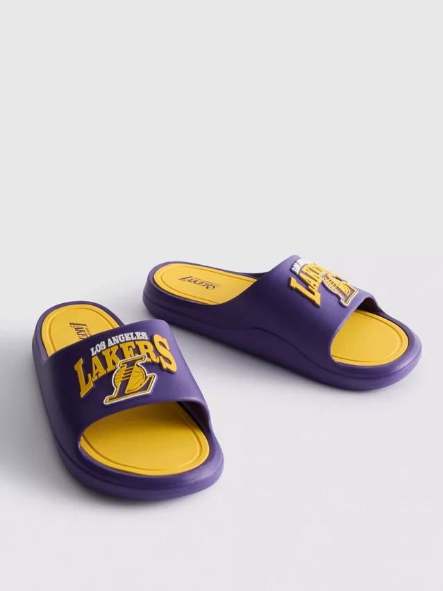 Chanclas de piscina de los Lakers de Los Ángeles de la NBA
