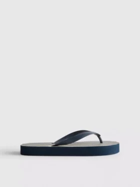 Chanclas de plataforma con rayas