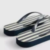 Chanclas de plataforma con rayas