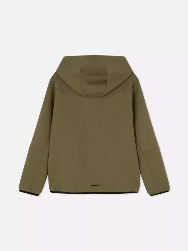 Chaqueta con capucha y cremallera