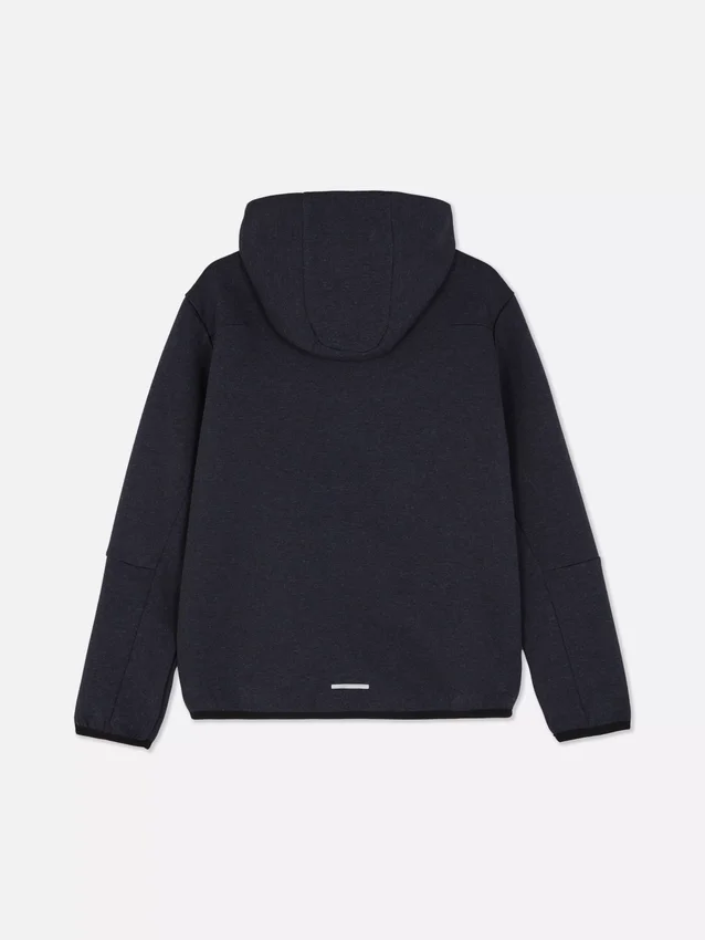 Chaqueta con capucha y cremallera