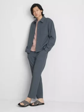 Chaqueta con cuello de piqué de The Edit