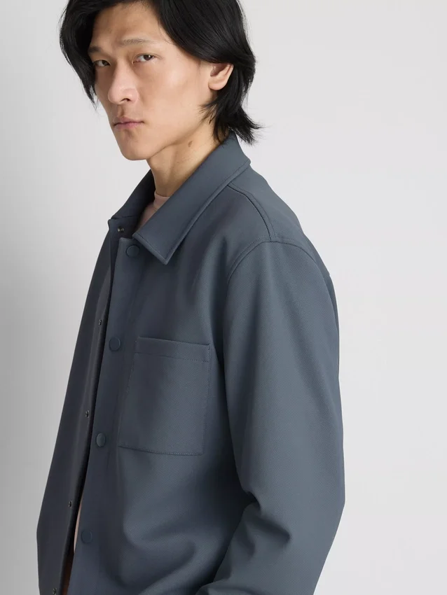 Chaqueta con cuello de piqué de The Edit