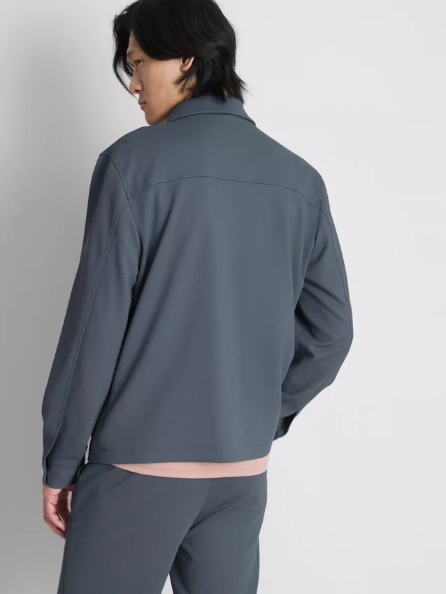 Chaqueta con cuello de piqué de The Edit