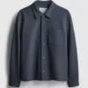 Chaqueta con cuello de piqué de The Edit