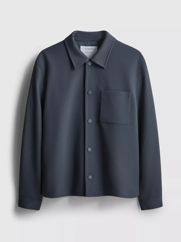 Chaqueta con cuello de piqué de The Edit