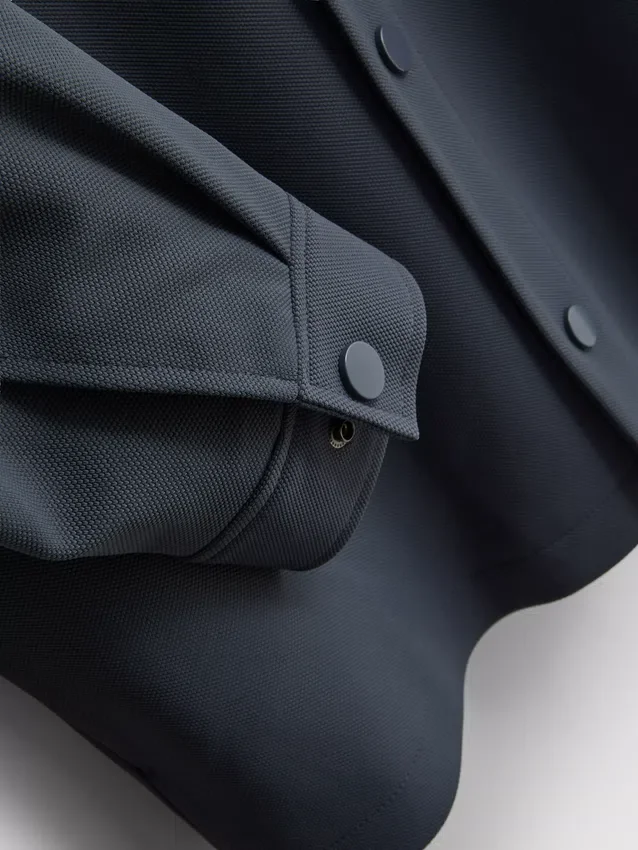 Chaqueta con cuello de piqué de The Edit