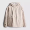 Chaqueta corta de lluvia ajustada