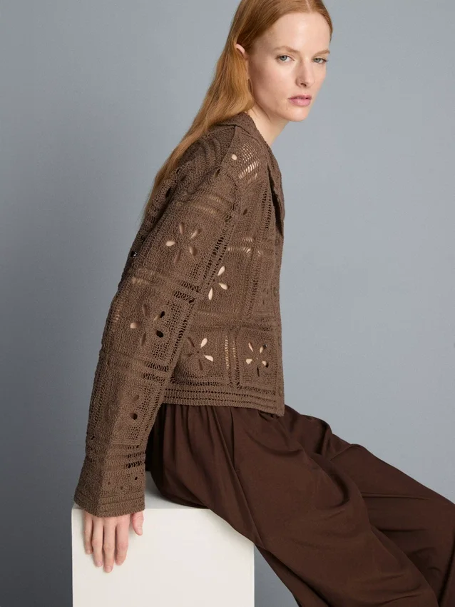 Chaqueta de ganchillo