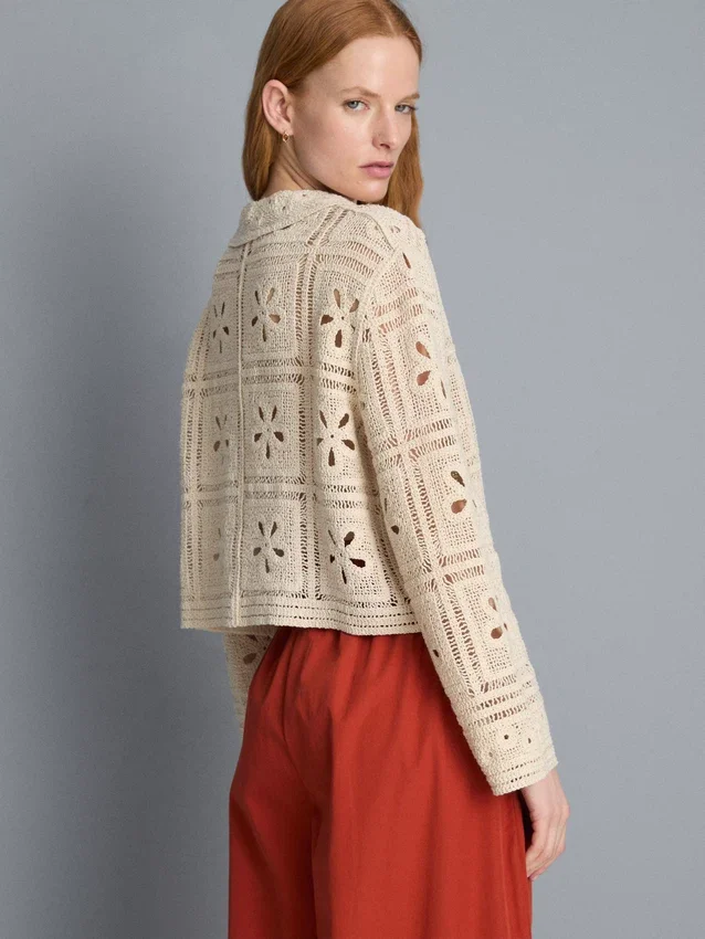 Chaqueta de ganchillo