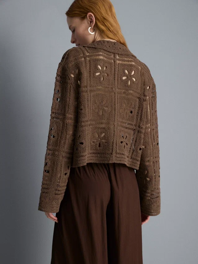 Chaqueta de ganchillo