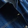 Chaqueta de mezclilla con bolsillos de parche de algodón