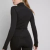 Chaqueta deportiva con cremallera, suave como la mantequilla