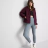Chaqueta impermeable plegable con cremallera