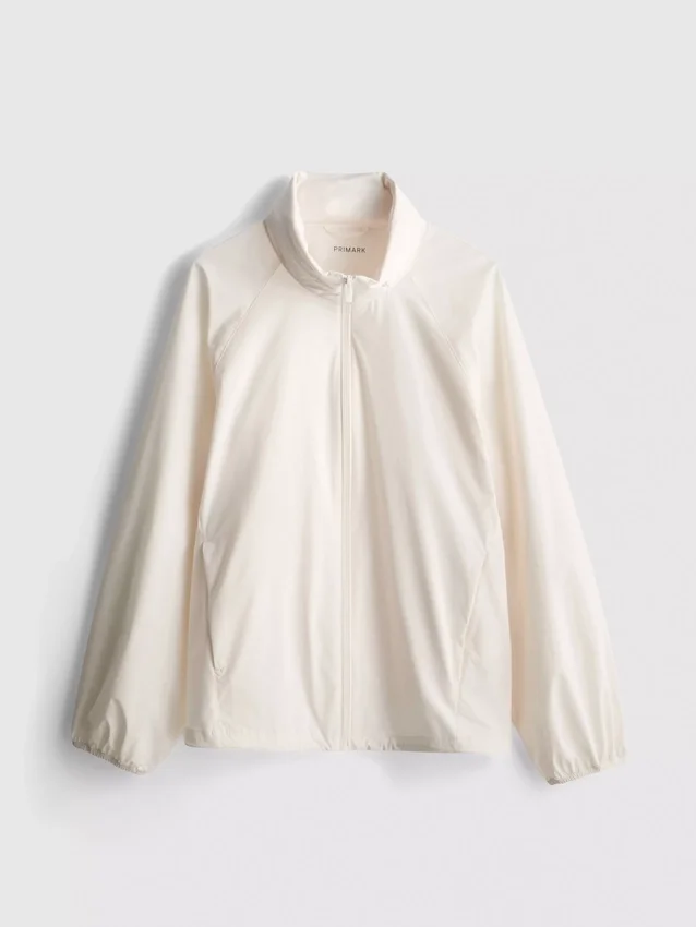 Chaqueta impermeable plegable con cremallera