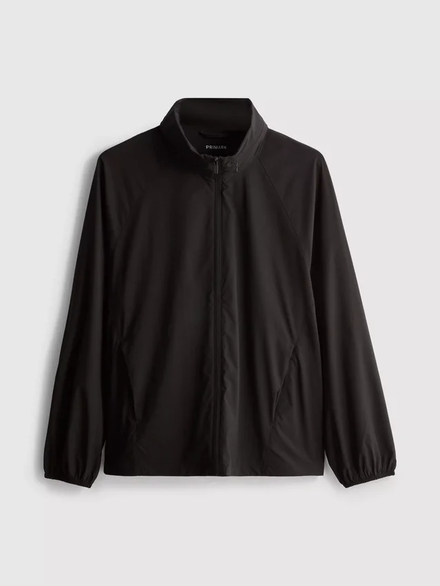Chaqueta impermeable plegable con cremallera