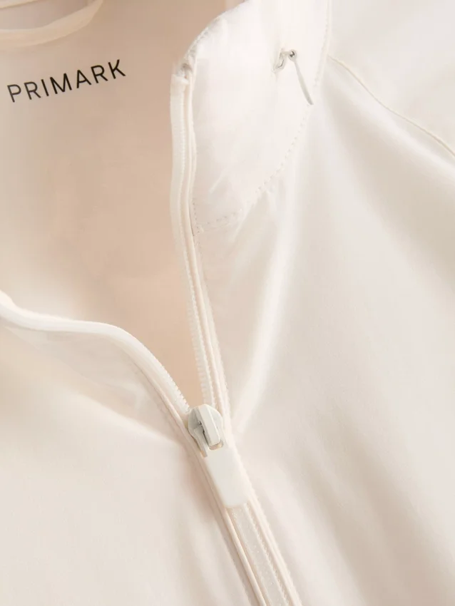 Chaqueta impermeable plegable con cremallera