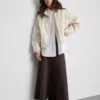 Chaqueta ligera con fruncidos