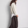 Chaqueta ligera con fruncidos