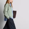 Chaqueta ligera con fruncidos