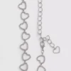 Cinturón de cadena con corazones